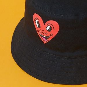 Unisex Reversible Keith Haring Bucket Hat